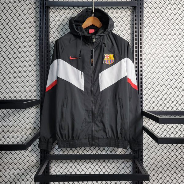 Jaqueta Corta Vento Barcelona 23/24 - Preto - JV Imports