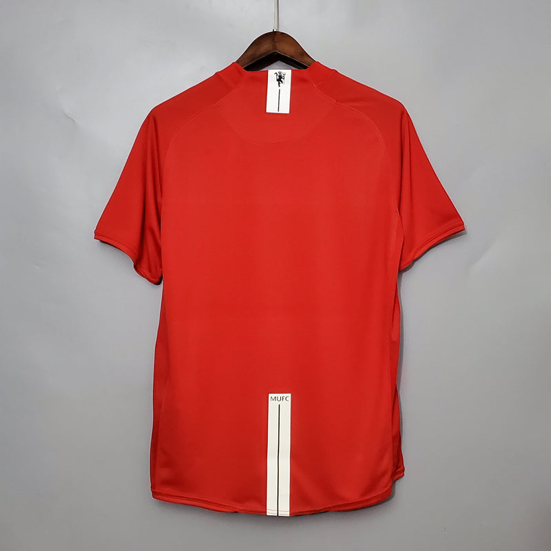 Camisa Manchester United Titular 07/08 - Versão Retro