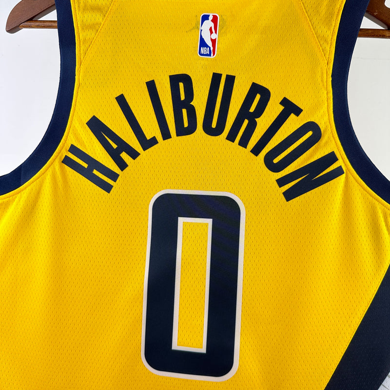 Regata NBA Indiana Pacers Statement Edition 23/24 - Masculina - Amarela