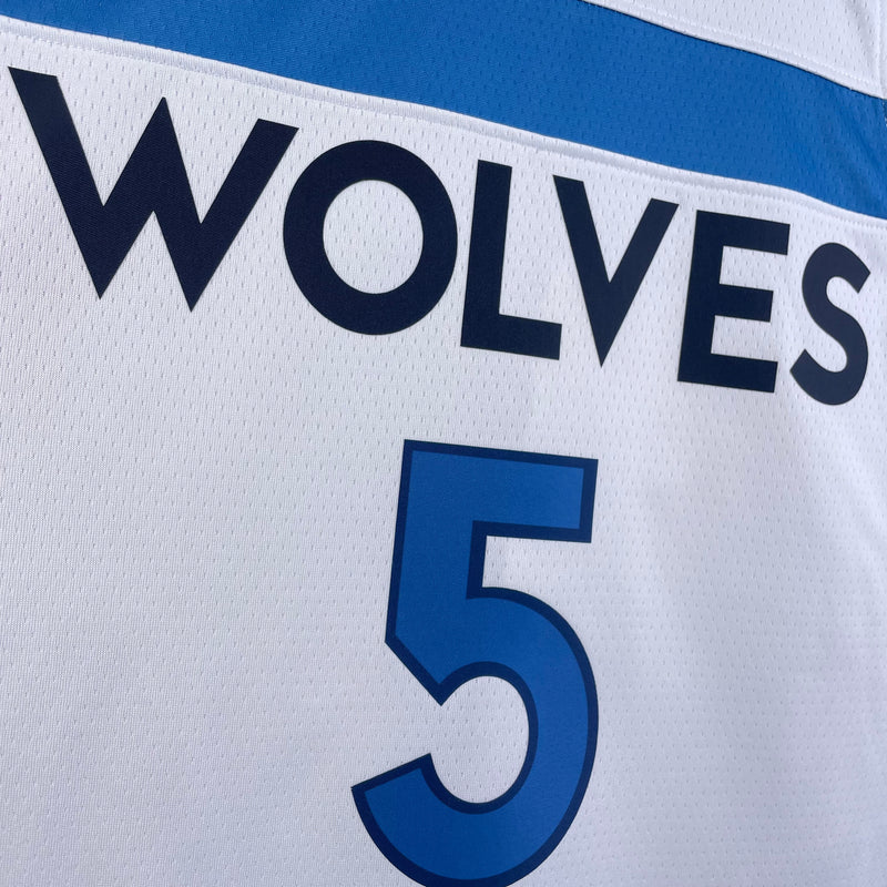 Regata NBA Minnesota Timberwolves 2024/25 - Masculina - Branca