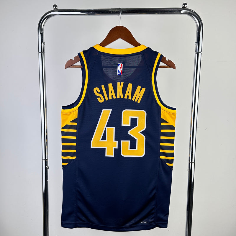 Regata NBA Indiana Pacers City Edition 22/23 - Masculina - Azul Marinho