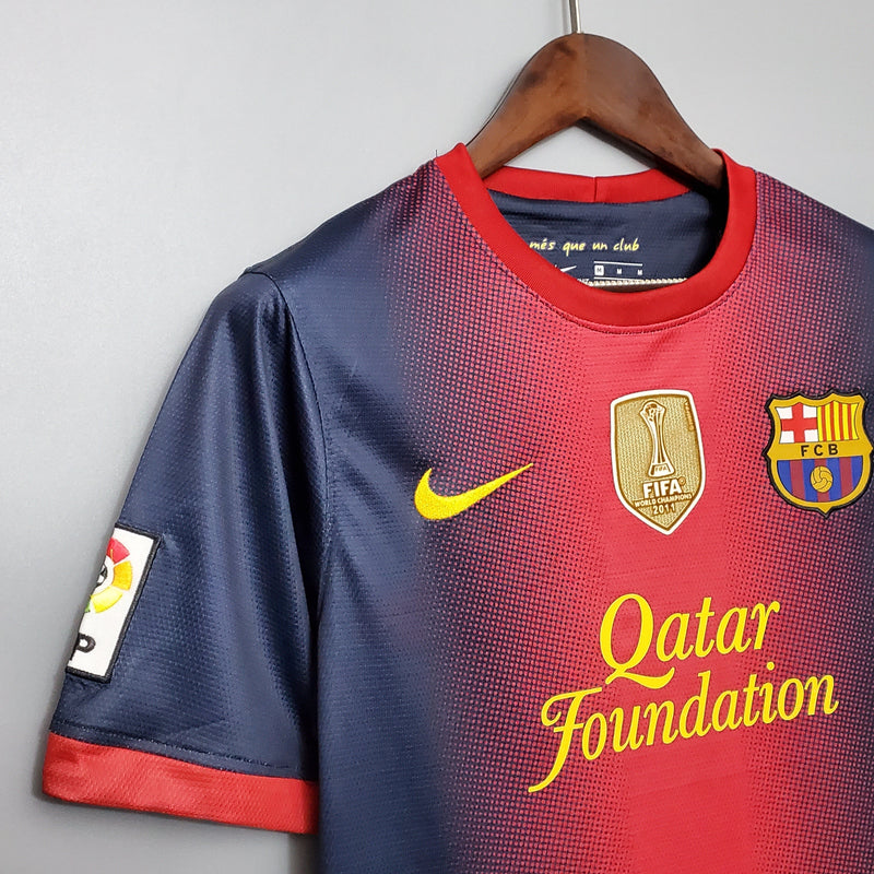 Camisa Barcelona Titular 12/13 - Versão Retro