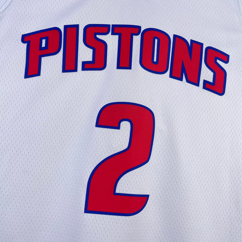 Regata NBA Detroit Pistons Association Edition 22/23 - Masculina - Branca