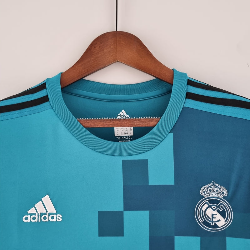 Camisa Real Madrid Third Manga Longa 17/18 - Versão Retro