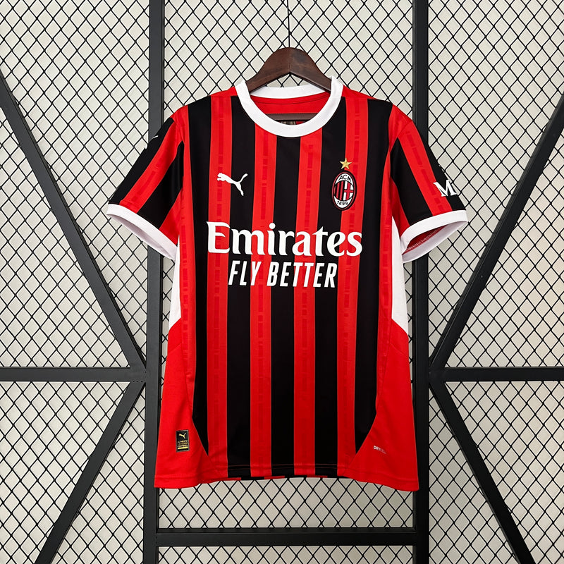 Camisa Milan Home 24/25 - Torcedor Masculina - Lançamento