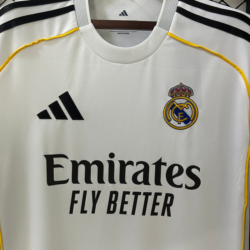 Camisa Real Madrid Home 25/26 -  Torcedor Masculina - Lançamento