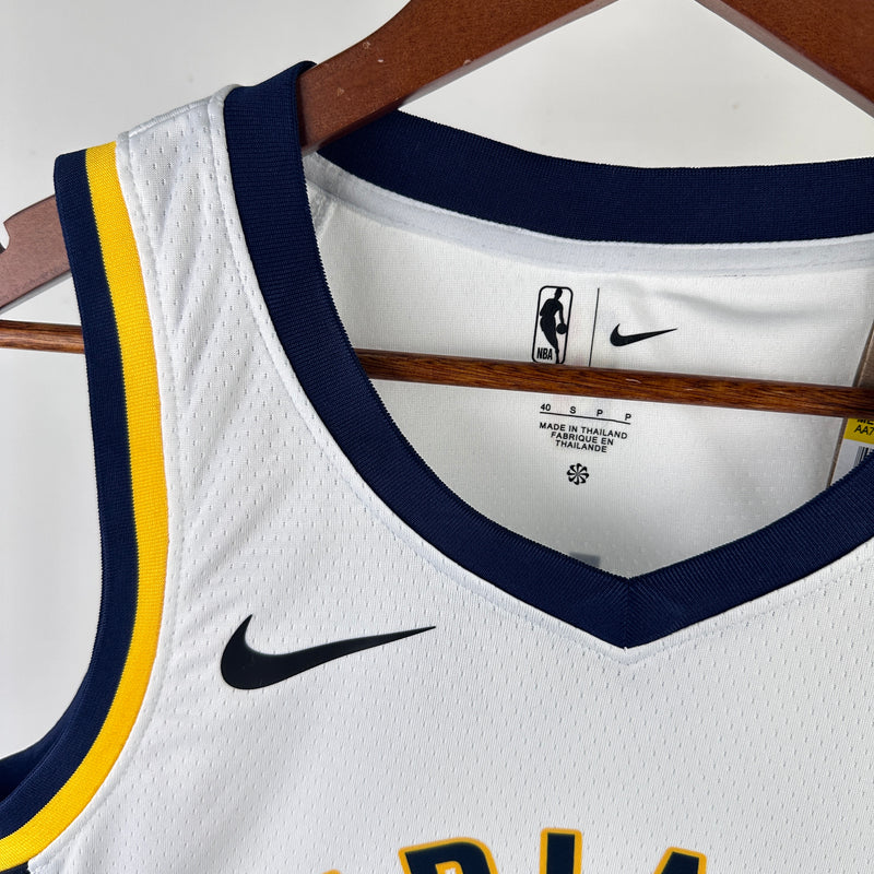 Regata NBA Indiana Pacers Association Editions 22/23 - Masculina - Branca
