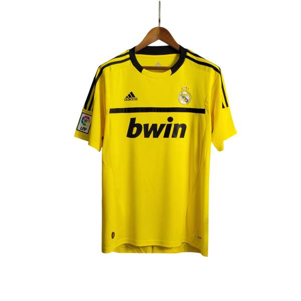 Camisa Real Madrid Goleiro Amarela 11/12 - Versão Retro