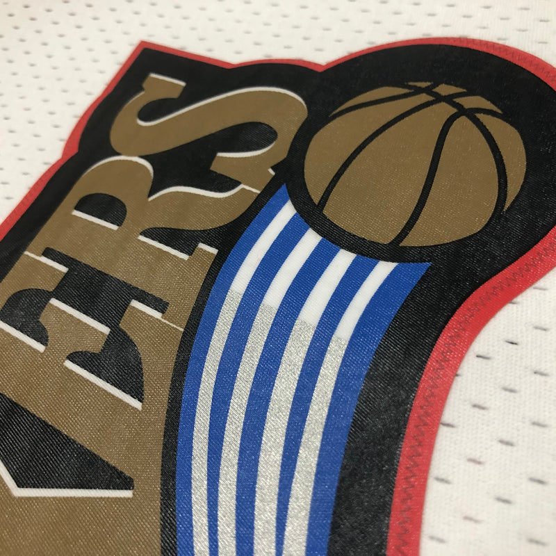 Regata NBA Philadelphia 76ers HWC Retrô 97/98 - Masculina - Branca