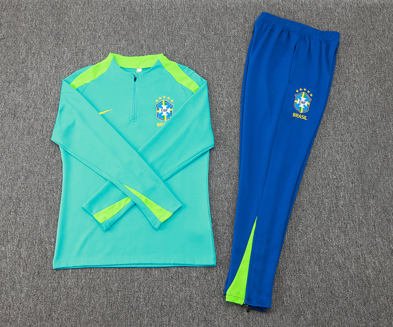 Conjunto de Treino Brasil 2024/25 - Verde Turquesa