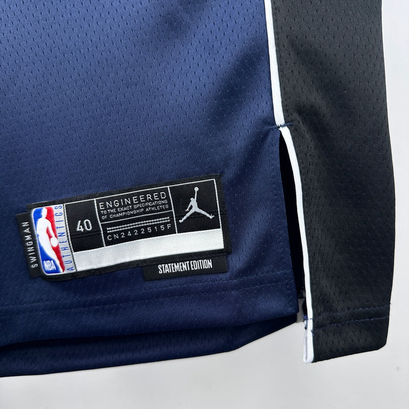 Regata NBA Dallas Mavericks Statement Edition 22/23 - Masculina - Azul Marinho