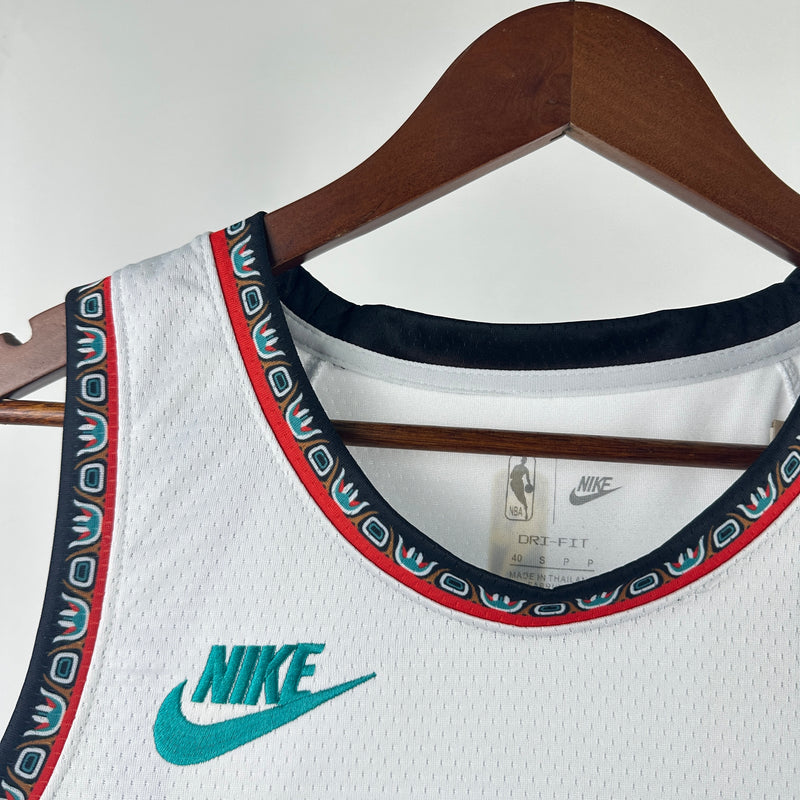 Regata NBA Memphis Grizzlies Classic Edition 2024/25 - Masculina - Branca