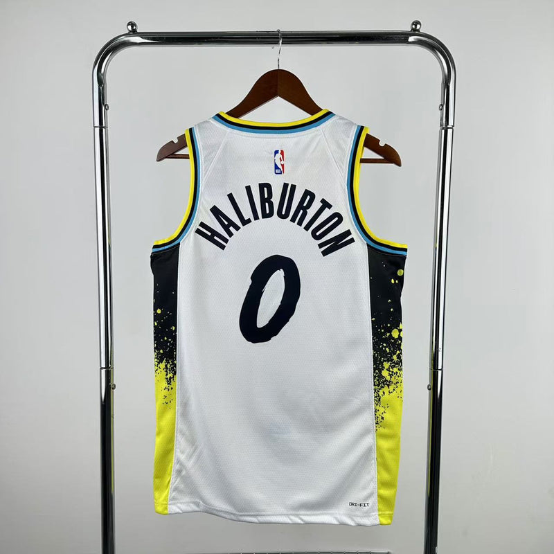 Regata NBA Indiana Pacers City Edition 2024/25 - Masculina - Branca