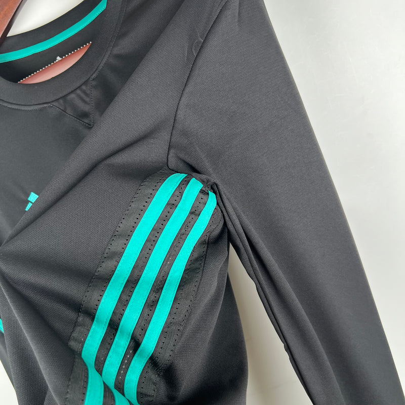 Camisa Real Madrid Away Manga Longa 17/18 - Versão Retro