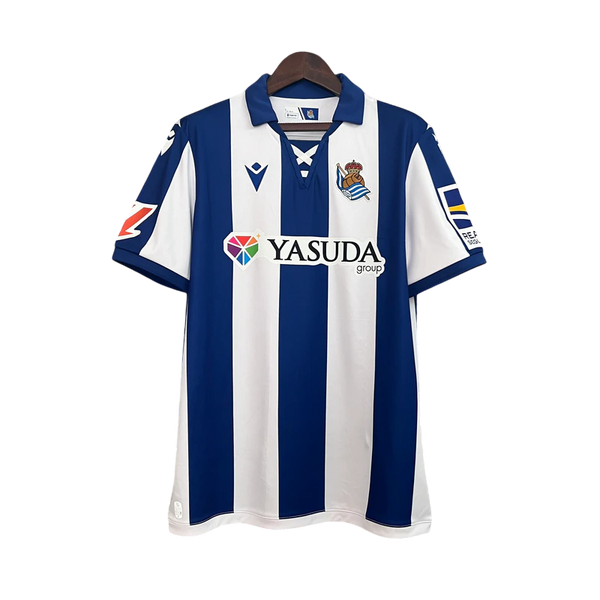 Camisa Real Sociedad Home 24/25 -  Torcedor Masculina - Lançamento