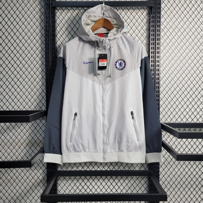 Jaqueta Corta Vento Chelsea 23/24 - Branco - JV Imports