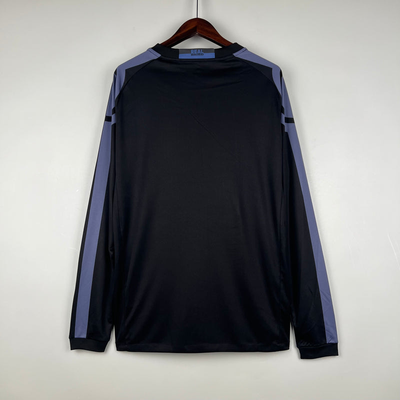 Camisa Real Madrid Third Manga Longa 16/17 - Versão Retro