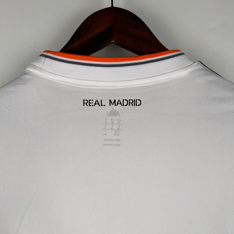 Camisa Real Madrid Home Manga Longa 13/14 - Versão Retro