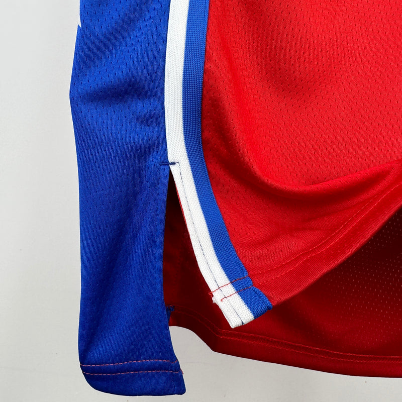 Regata NBA Philadelphia 76ers Statement Edition 22/23 - Masculina - Vermelha