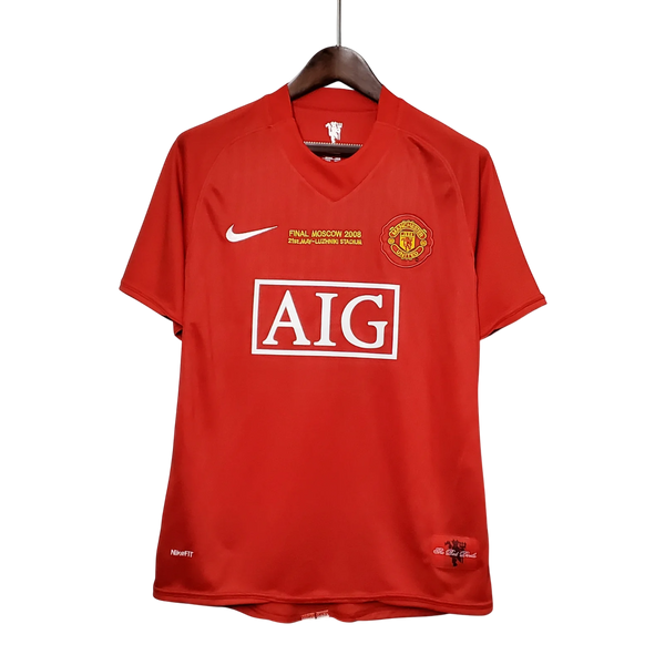 Camisa Manchester United Titular 07/08 - Versão Retro