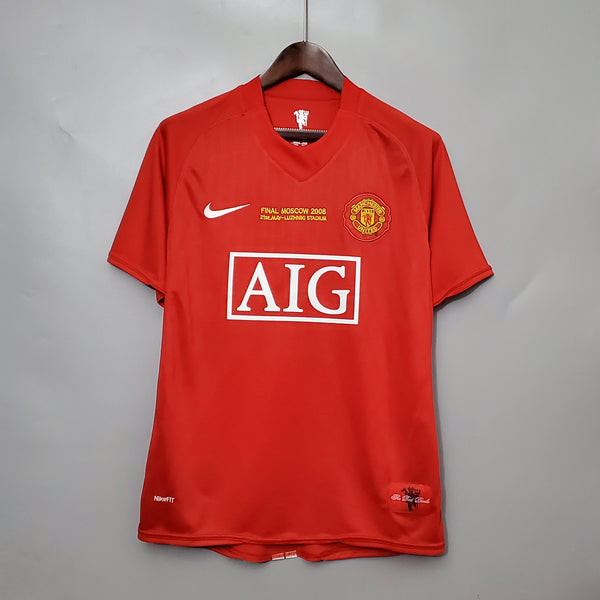 Camisa Manchester United Titular 07/08 - Versão Retro