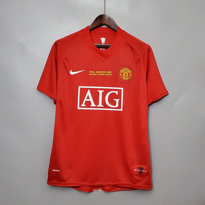 Camisa Manchester United Titular 07/08 - Versão Retro