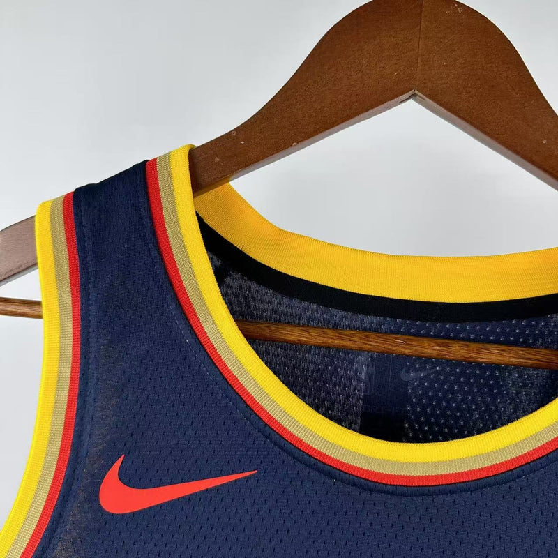 Regata NBA Golden State Warriors City Edition 2024/25 - Masculina - Azul Marinho