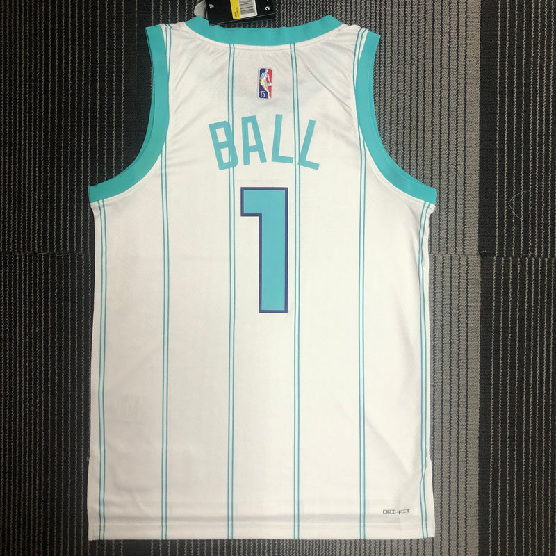 Regata NBA Charlotte Hornets Association Edition 75º NBA 21/22 - Masculina - Branca