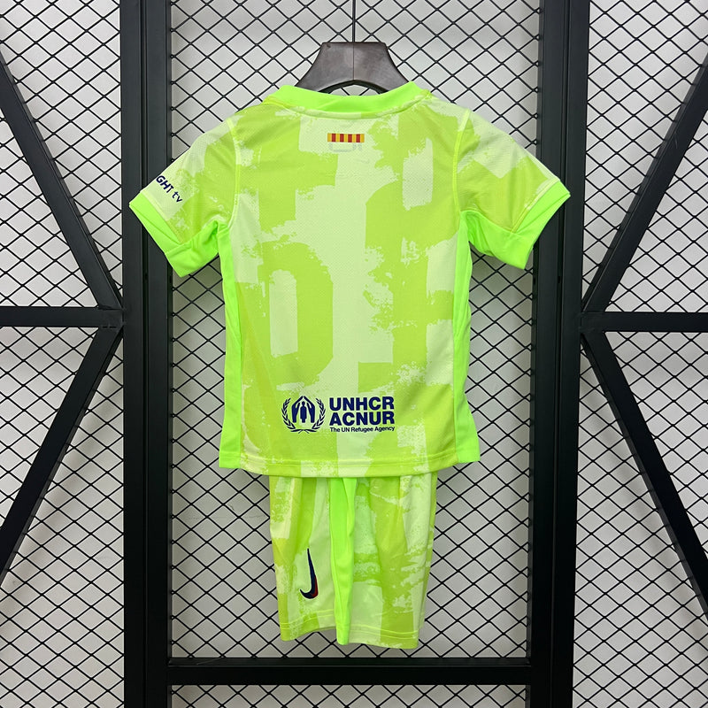 Kit Infantil Barcelona III 24/25 Lançamento