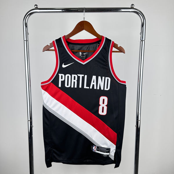 Regata NBA Portland Trail Blazers Icon Edition 2024/25 - Masculina - Preta