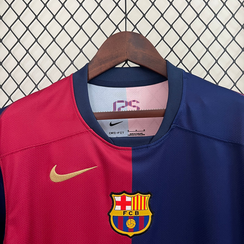 Camisa Barcelona Home 24/25  - Torcedor Masculina - Lançamento