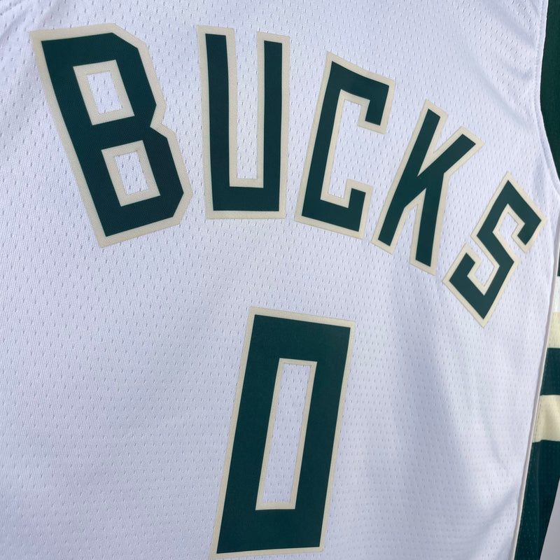 Regata NBA Milwaukee Bucks Association Edition 22/23 - Masculina - Branca