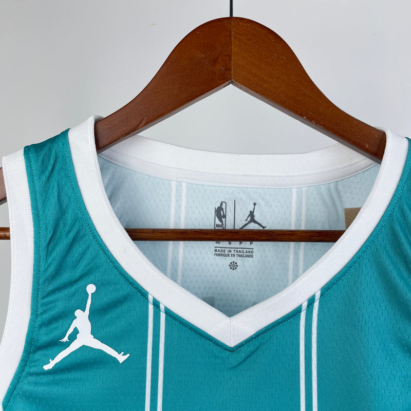 Regata NBA Charlotte Hornets Icon Edition 22/23 - Masculina - Branca