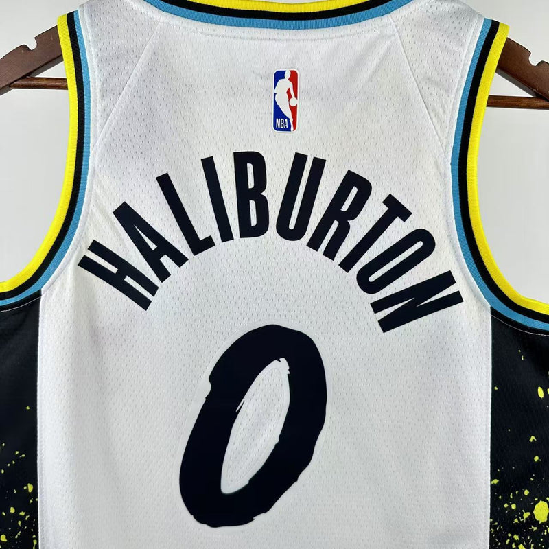 Regata NBA Indiana Pacers City Edition 2024/25 - Masculina - Branca