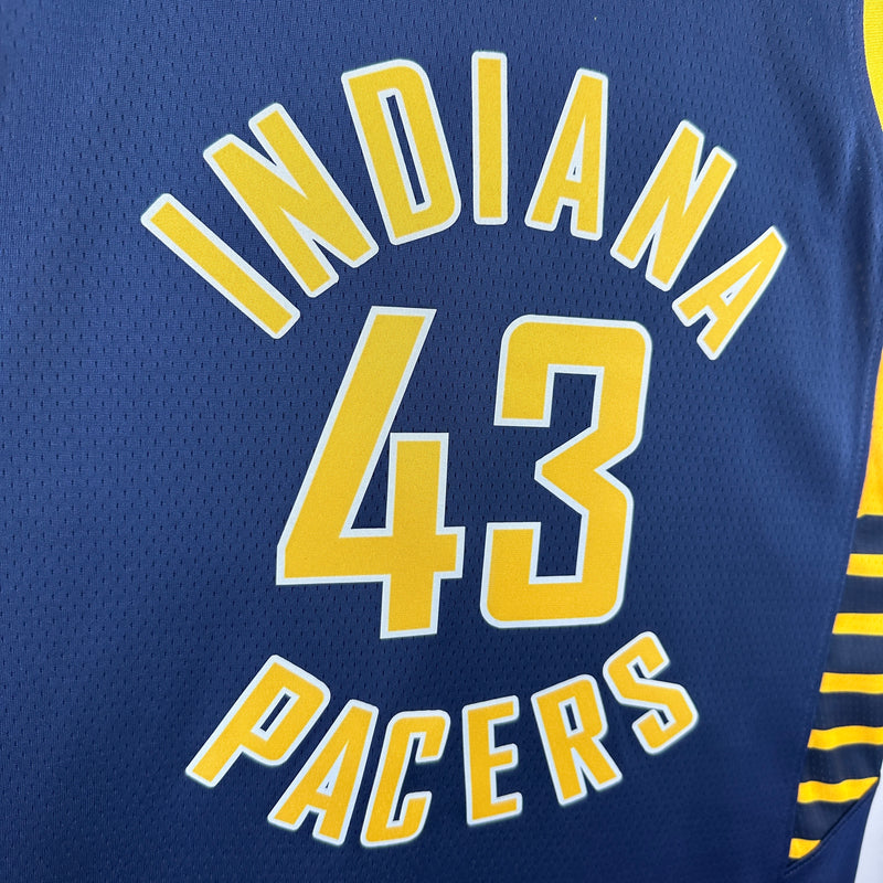 Regata NBA Indiana Pacers City Edition 22/23 - Masculina - Azul Marinho