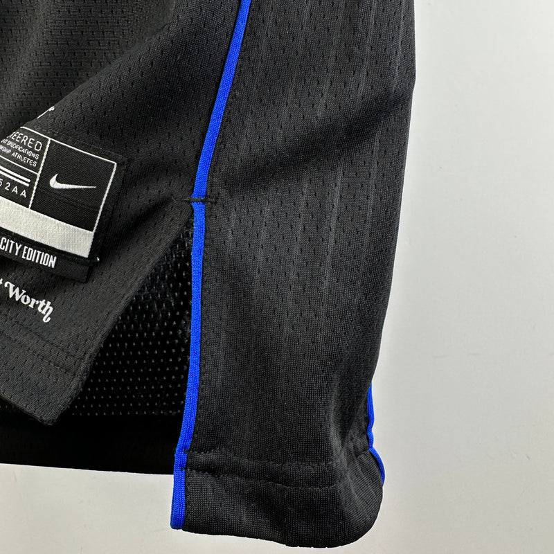 Regata NBA Dallas Mavericks City Edition 23/24 - Masculina - Preta