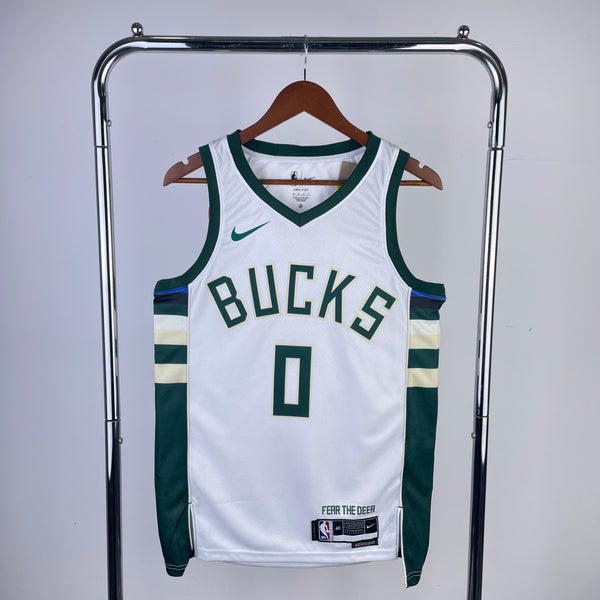 Regata NBA Milwaukee Bucks Association Edition 22/23 - Masculina - Branca