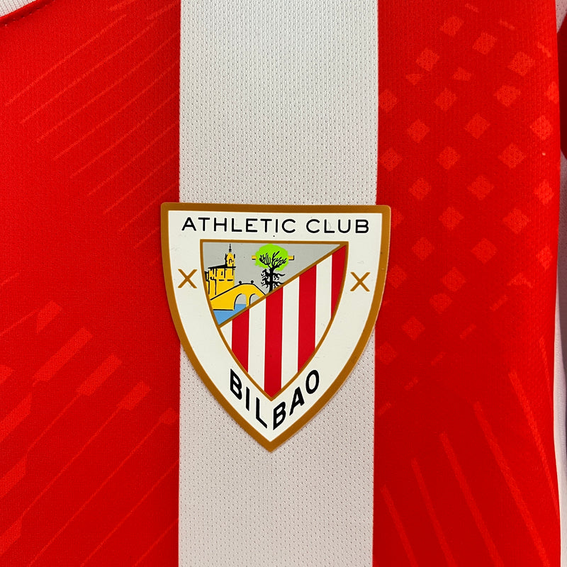 Camisa Athletic Bilbao Home 24/25 -  Torcedor Masculina - Lançamento