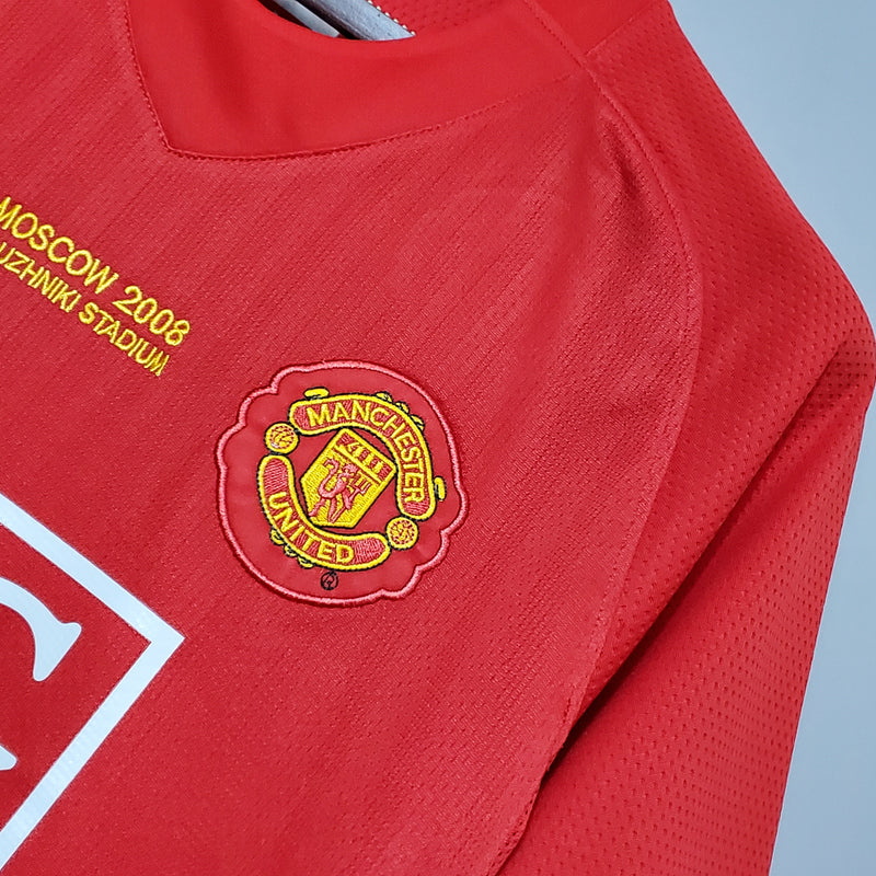 Camisa Manchester United Titular 07/08 - Versão Retro