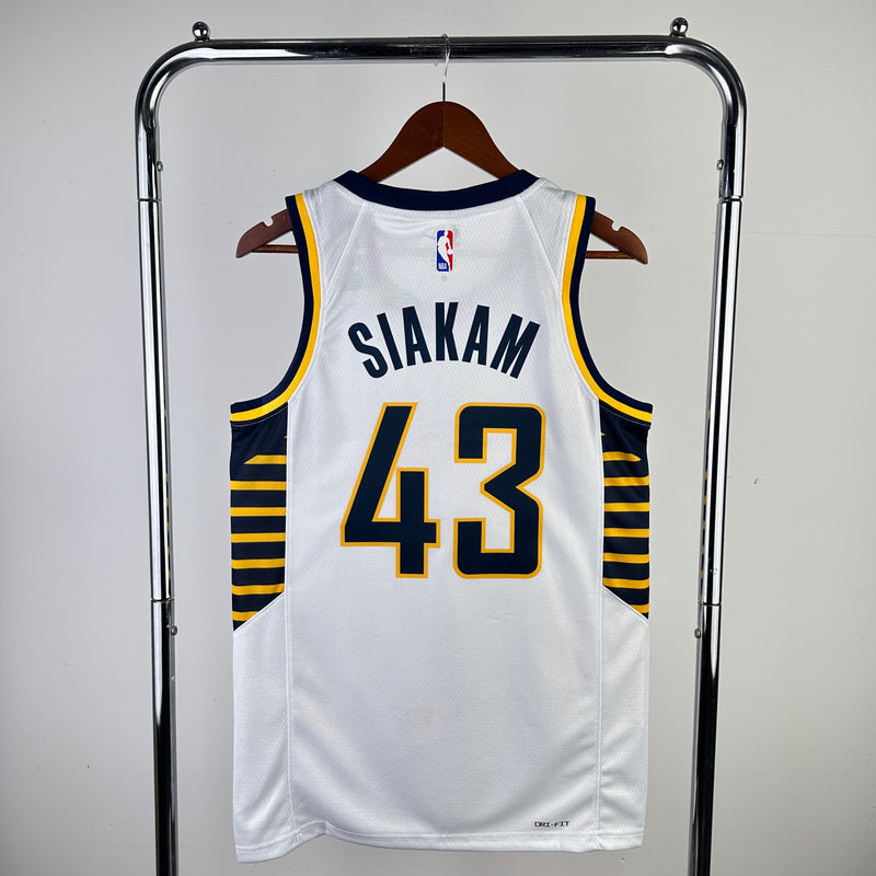 Regata NBA Indiana Pacers Association Editions 22/23 - Masculina - Branca
