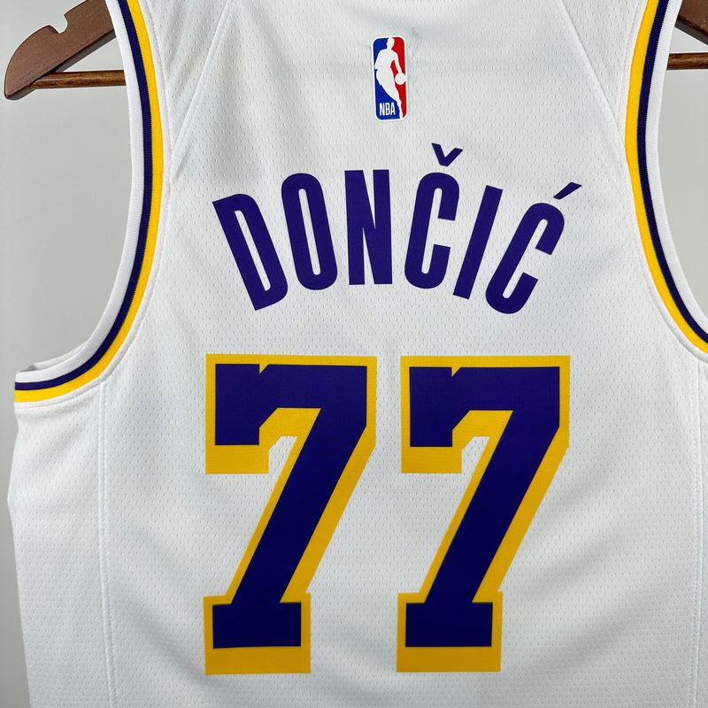 Regata NBA Los Angeles Lakers Association Edition 25/26 - Masculina - Branca