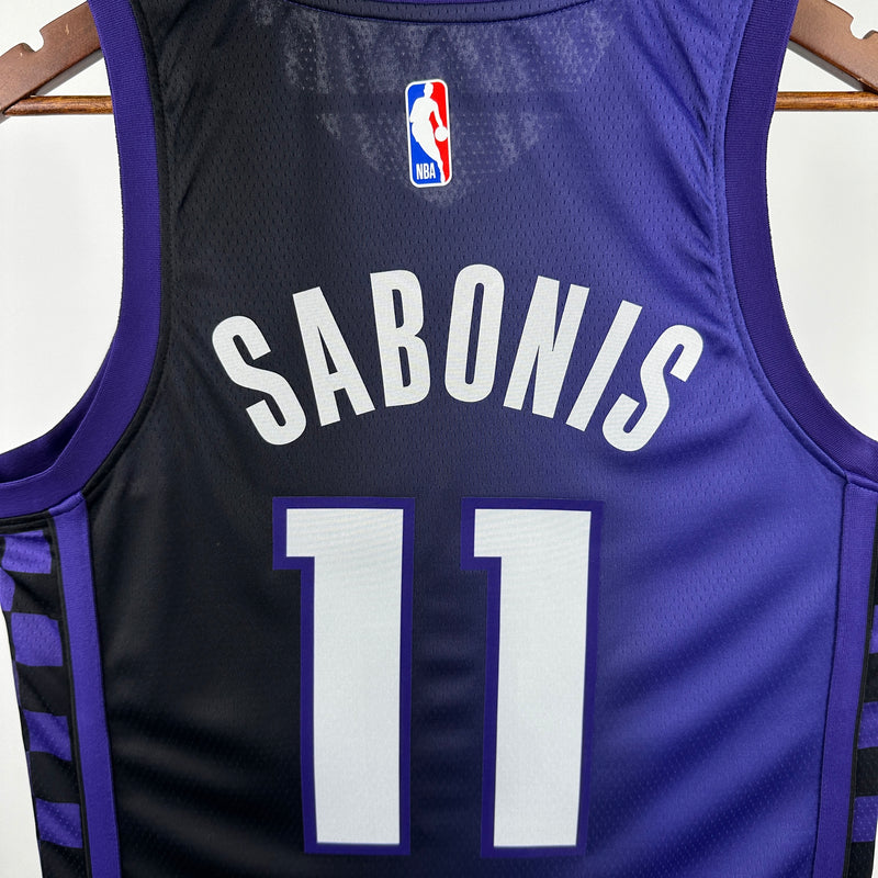Regata NBA Sacramento Kings Statement Edition 23/24 - Masculina - Roxa e Preta