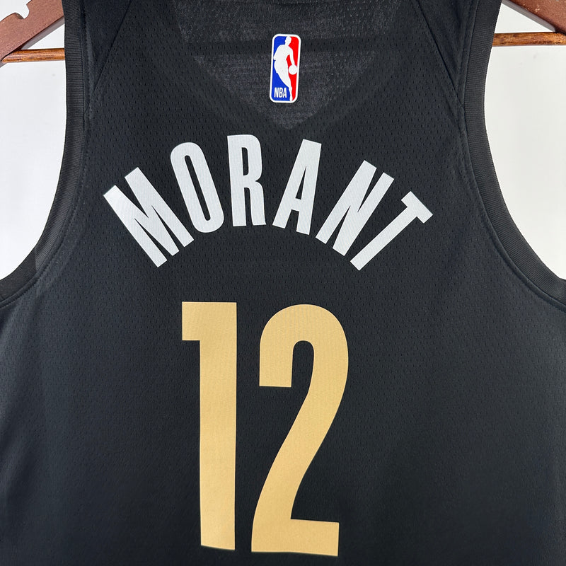 Regata NBA Memphis Grizzlies City Edition 23/24 - Masculina - Preta