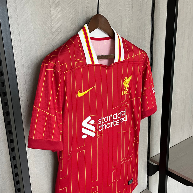 Camisa Liverpool Home 24/25 - Torcedor Masculina - Lançamento