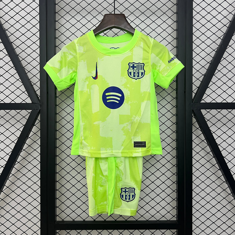 Kit Infantil Barcelona III 24/25 Lançamento