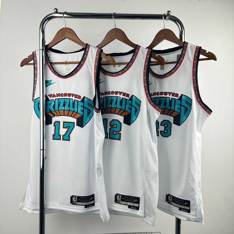 Regata NBA Memphis Grizzlies Classic Edition 2024/25 - Masculina - Branca