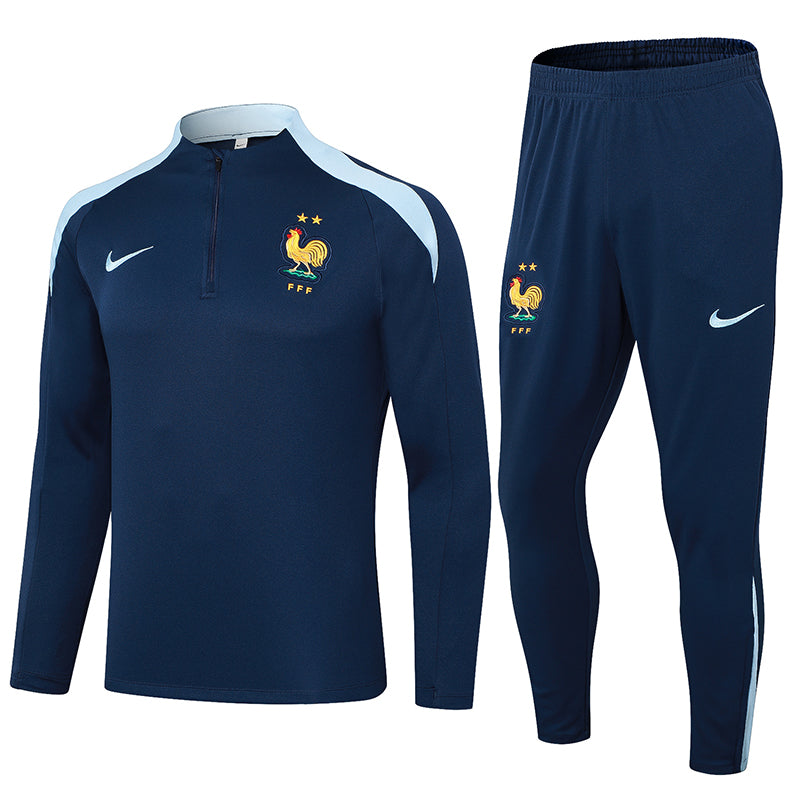 Conjunto de Treino França 2024/25 - Azul marinho