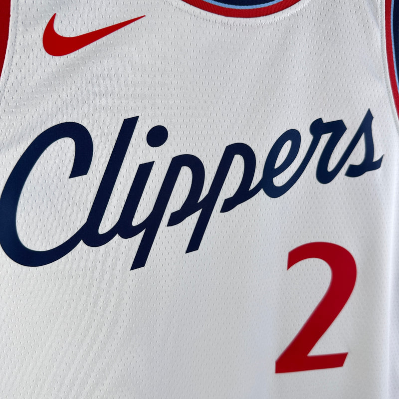 Regata NBA Los Angeles Clippers Association Edition 2024/25 - Masculina - Branca