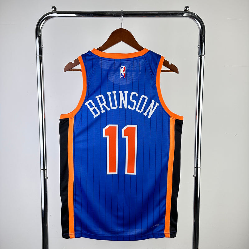 Regata NBA New York Knicks City Edition 23/24 - Masculina - Azul
