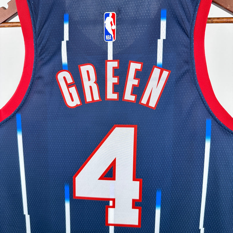 Regata NBA Houston Rockets City Edition 75º NBA 21/22 - Masculina - Azul Marinho